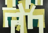 Tom Yanosky, Adjacent Yellow, Acrylic on canvas.