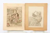 Willy Seiler, Untitled, GROUP LOT OF FOUR PRINTS, each signed and titled in pencil lower margin