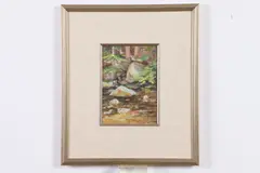 Forest Landscape by F. Pieter Lefferts, Oil on board, offered Apr 2018