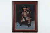 Fighter Between Rounds by American School, FIGHTER BETWEEN ROUNDS, pastel, sold Apr 2018