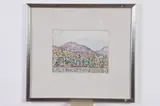 Harold F. Weston, Basin from Upper Ausable Lake, Oil on paper