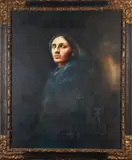Portrait of Young Man by Continental School, PORTRAIT OF YOUNG MAN, oil on canvas in "as is" condition, sold Apr 2018