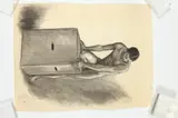 Noel J. Cortes, MALE NUDE STUDIES: THREE WORKS, (GAY INTEREST ), each signed and dated lower right, Charcoal