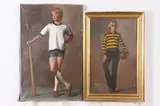 P. Richard Eichman, Portraits of Boys: Two Works, PORTRAITS OF BOYS: TWO WORKS, oil on canvas