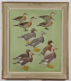 Peter Markham Scott, Ducks, Oil on canvas