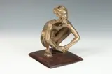 Robert Cook, The Thinker, Bronze - Height: 6 1/2 in. x 4 in