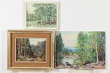 Hanno Schrader, Spring, Oil on board - Largest: 12 in. x 16 in