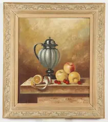 Still Life with Fruit by Gyula Bubarnik, Oil on canvas, offered Jun 2018
