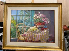 Jose Trinidad, Tabletop Still Life, Oil on canvas