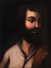 Spanish Colonial School, Portrait of Man, PORTRAIT OF MAN, oil on canvas