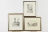 Gustav Trois, Belasco Theatre Dc, VERNON: THREE WORKS, each signed and titled in pencil lower margin