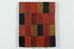 Quilt by Erwin Lachman, Acrylic on panel, sold Jun 2018