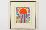 Peter Max, Sailing New Worlds, 1976, Color lithograph on paper