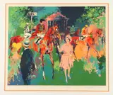 Queen at Ascot by LeRoy Neiman, Serigraph, sold Jun 2018