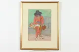 Joseph Solman, Seated Woman with Umbrella