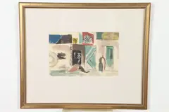 Garage by Joseph Solman, Gouache, offered Jun 2018