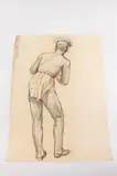 Allyn Cox, Study for Military Cadet Firing a Cannon, PROVENANCE: Study for "West Point in 1839" oil on canvas