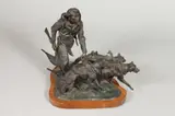 Daro Flood, Hunter with Pack, Bronze