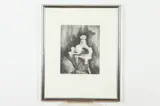Henry Moore, Mother and Child, Etching
