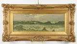 Henry Moore, Seascape, Oil canvas