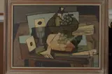 Georges Braque, STILL LIFE WITH GRAPES AND CLARINET, serigraph on board, STILL LIFE WITH GRAPES AND CLARINET, serigraph on board