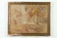 Edgar Nye, Autumnal Landscape, Watercolor.