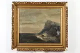 Seascape by American School, Oil on canvas in "as is" condition, offered Jul 2018