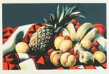 Lowell Blair Nesbitt, Pineapple and Fruit, Color serigraph