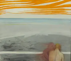 Agustín Celis, Algo Que Sucede, Oil on canvas