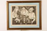 Irving Amen, Game of Kings, Color etching