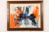 Emme Avuey Frank, Abstract, Oil on canvas
