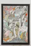 Benita Berman, Abstract, Mixed media on paper