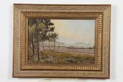 Lynas, Promenade, Oil on board