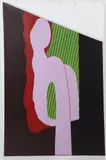 George Kleinman, Abstract, Oil on contoured canvas