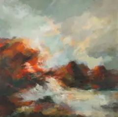 V. Adams, Abstract, Acrylic on canvas