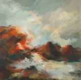 V. Adams, Abstract, Acrylic on canvas