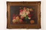 N. Bor, Still Life with Roses, Oil on canvas
