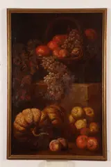 Albert Penoyer, Still Life with Fruit, Oil on canvas