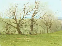 Anthony Watkins, Trappy Coop, Oil on canvas
