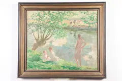 Jenny Montigny, The Bathers, Oil on canvas