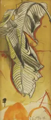 Untitled by Graham Sutherland, pencil and watercolour 22 x 9cm Provenance: With Marlborough Fine Art Ltd., sold Oct 2022