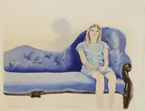 Patrick Procktor, Untitled, watercolour 22 x 28cm