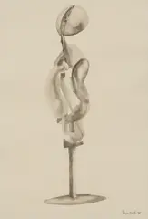 Bryan Kneale, Untitled, ink and wash 33.5 x 22.5cm