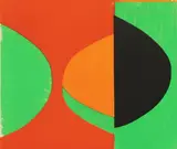 Terry Frost, Untitled, Terry Frost RA (1915-2003) 'Camberwell Green' aquatint in colours with collage