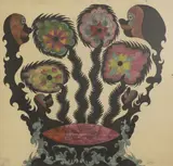 Scottie Wilson, Untitled, pen and ink and watercolour and coloured pencil 81 x 81cm