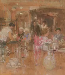 Diana Armfield, Untitled, pastel 20.3 x 18cm Exhibited: Browse & Darby