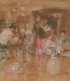 Diana Armfield, Untitled, pastel 20.3 x 18cm Exhibited: Browse & Darby
