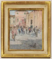 Diana Armfield, Untitled, oil on board 28.5 x 23cm Provenance: Royal Academy Summer Exhibition