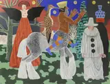Fabian Peake, Untitled, oil on canvas 183 x 243.5cm