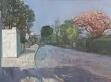 William Bowyer, Untitled, oil on canvas laid on board 47.5 x 61cm